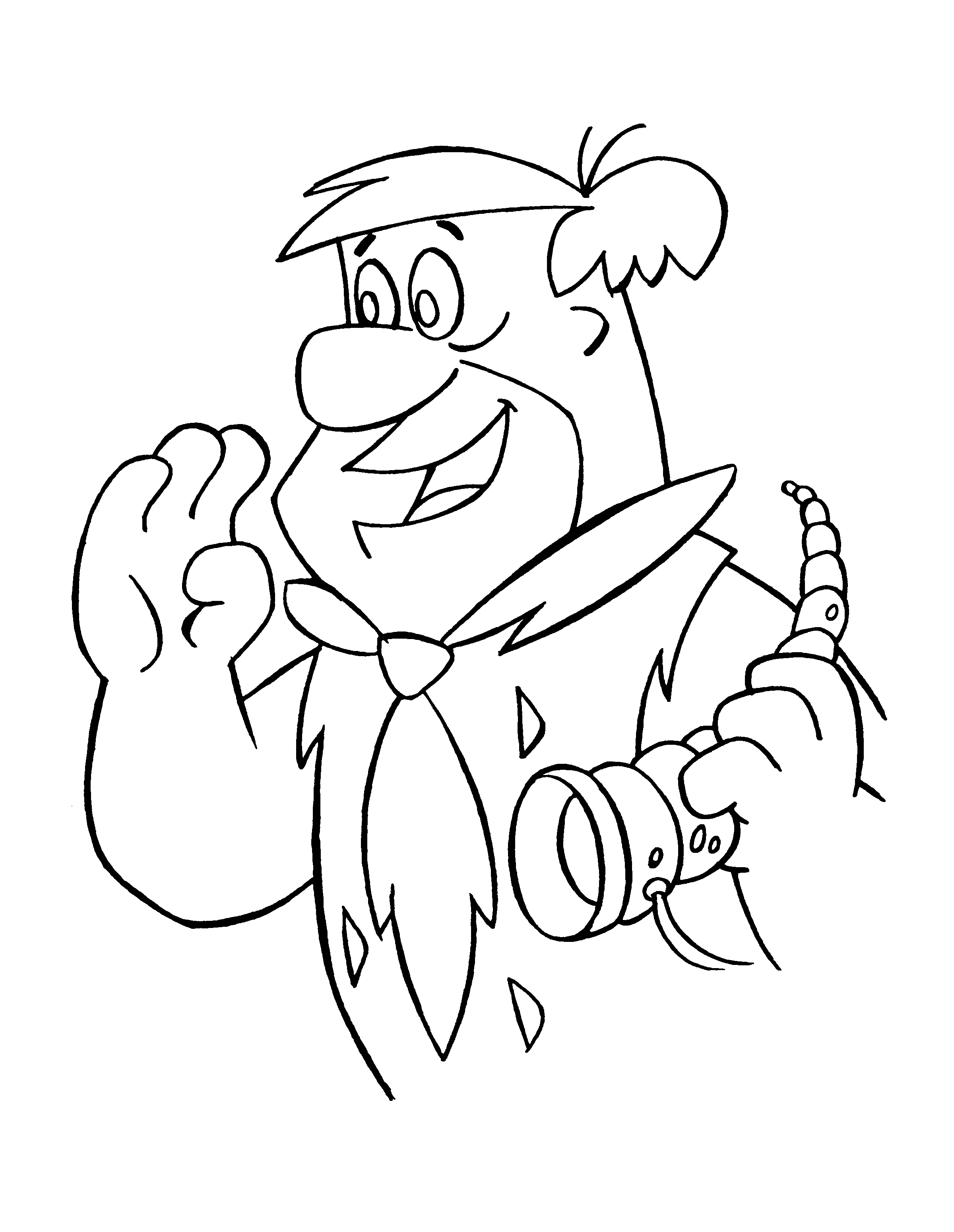 Free printable Flintstones coloring page #29541 from Cartoons and Animated Shows collection