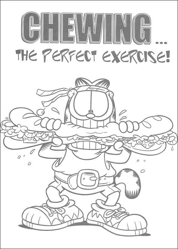 Free printable Garfield coloring page #196244 from Cartoons and Animated Shows collection