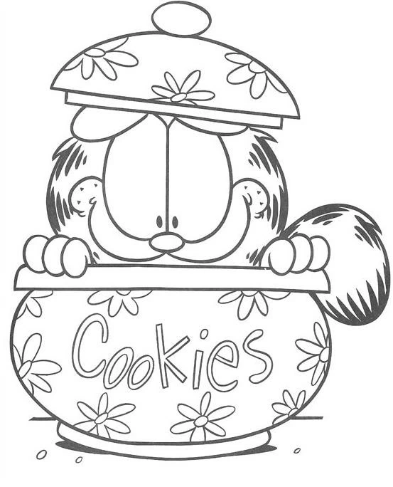 Free printable Garfield coloring page #26231 from Cartoons and Animated Shows collection
