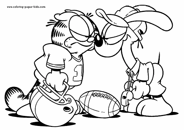 Free printable Garfield coloring page #26290 from Cartoons and Animated Shows collection