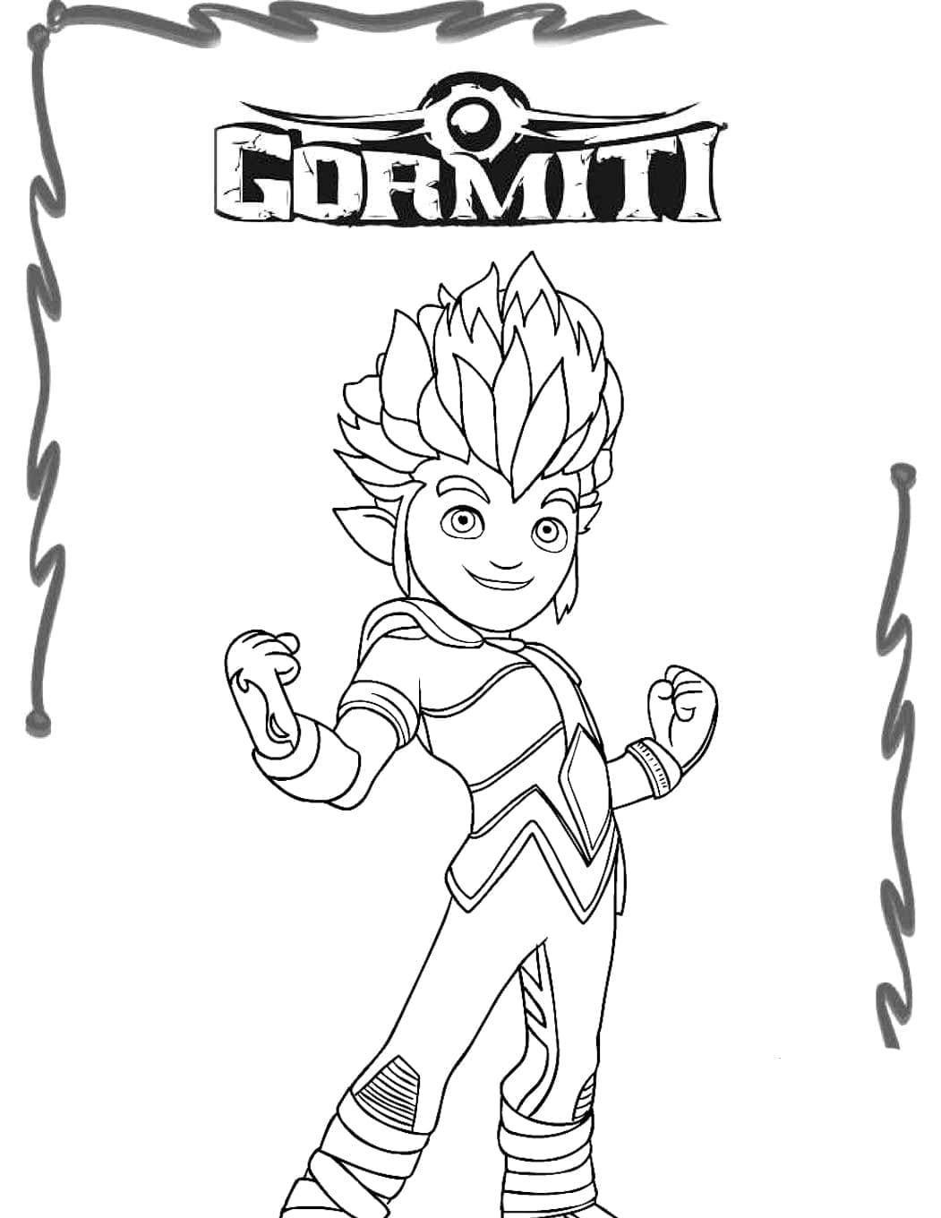 Free printable Gormiti coloring page #210458 from Cartoons and Animated Shows collection