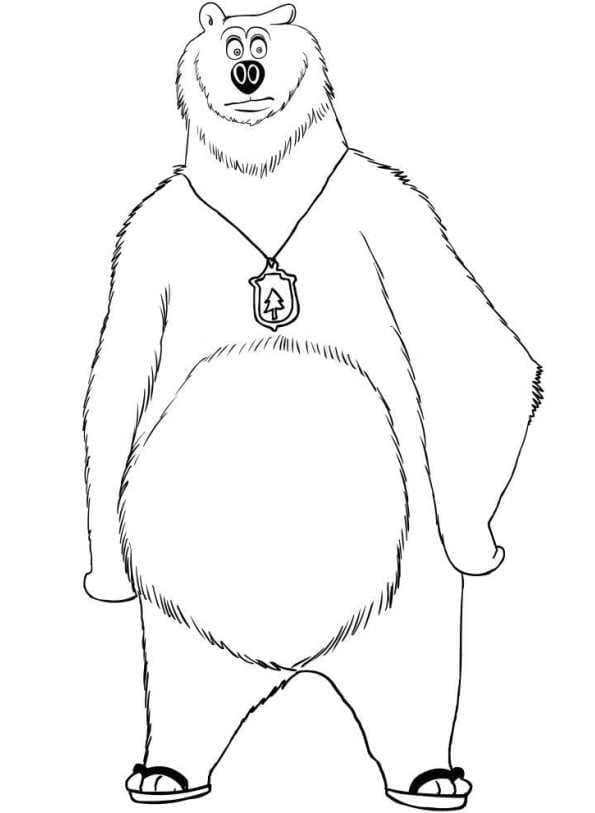 Coloring page: Grizzy and the Lemmings (Cartoons and Animated Shows) #182439 - Free Printable Coloring Pages