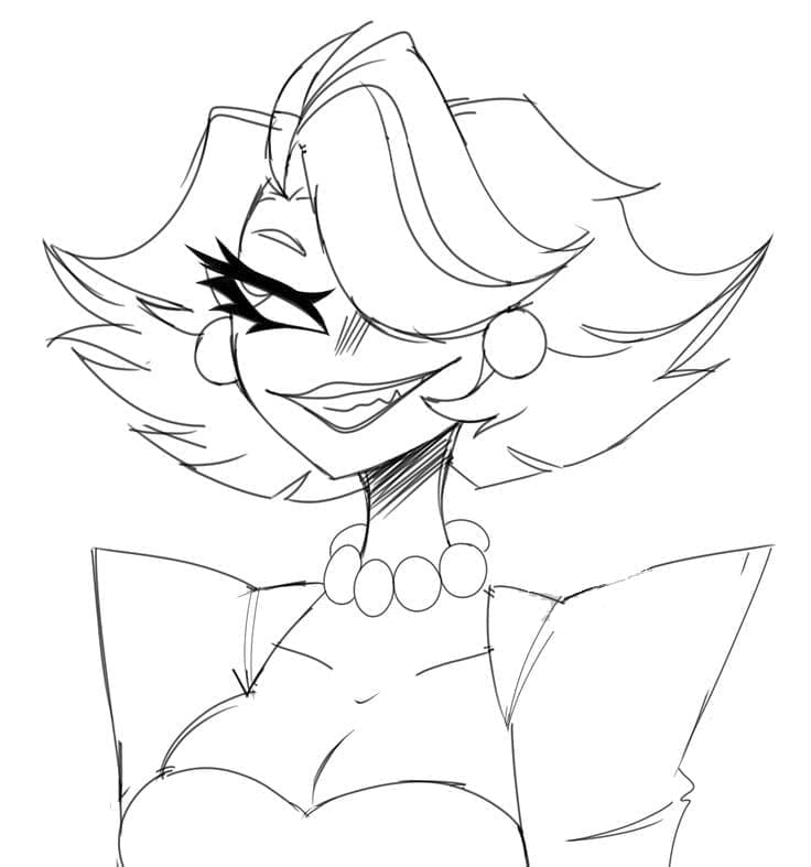 Free printable Hazbin Hotel coloring page #213548 from Cartoons and Animated Shows collection Free printable Hazbin Hotel coloring page #213548 from Cartoons and Animated Shows collection