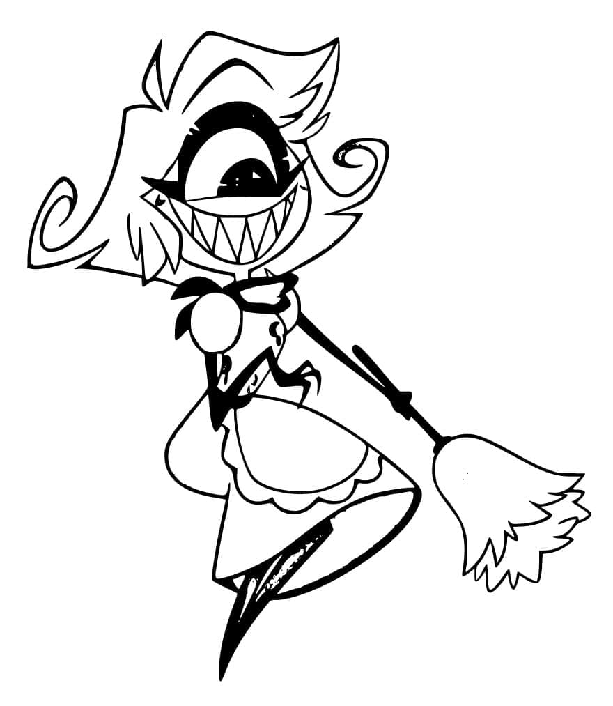 Free printable Hazbin Hotel coloring page #213558 from Cartoons and Animated Shows collection Free printable Hazbin Hotel coloring page #213558 from Cartoons and Animated Shows collection