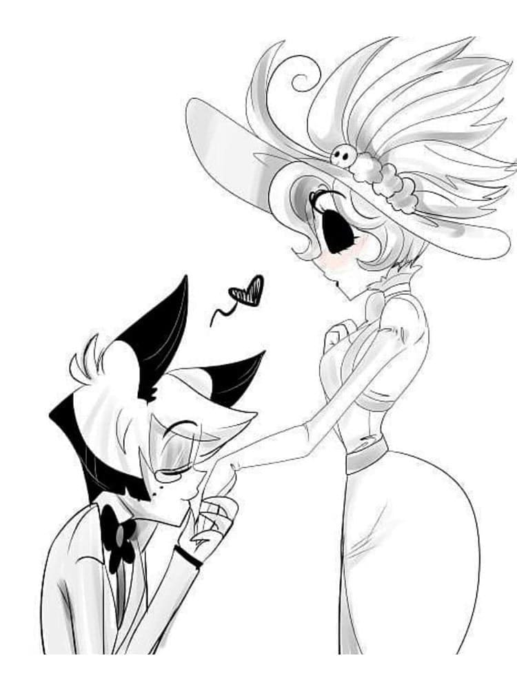 Free printable Hazbin Hotel coloring page #213565 from Cartoons and Animated Shows collection