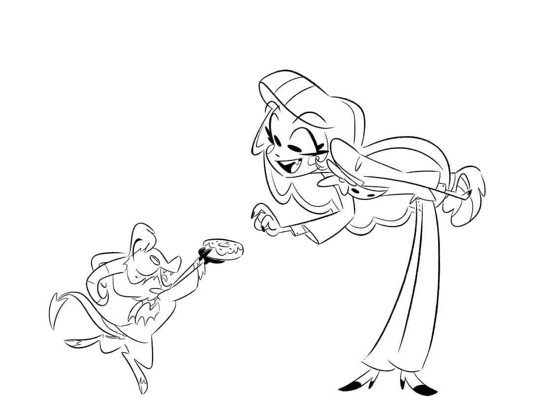 Free printable Hazbin Hotel coloring page #213581 from Cartoons and Animated Shows collection