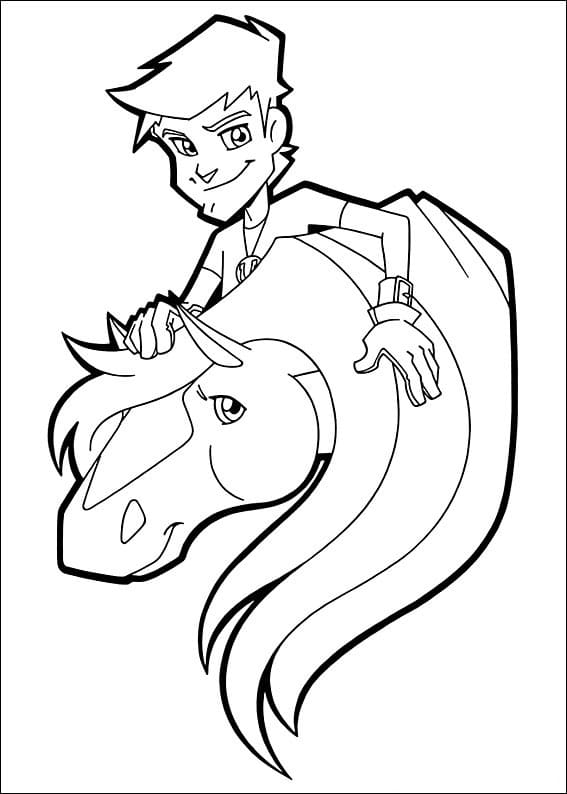 Free printable Horseland coloring page #195927 from Cartoons and Animated Shows collection