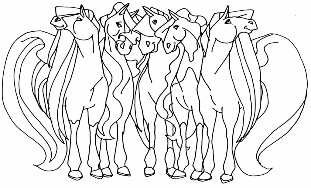 Coloring page: Horseland (Cartoons and Animated Shows) #53802 - Free Printable Coloring Pages