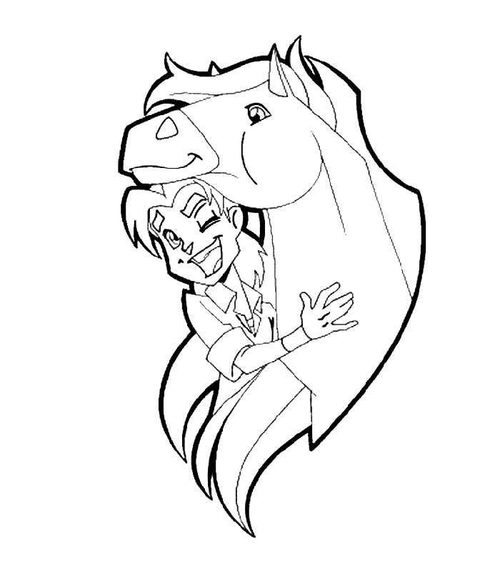 Free printable Horseland coloring page #53818 from Cartoons and Animated Shows collection