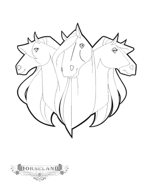 Free printable Horseland coloring page #53841 from Cartoons and Animated Shows collection