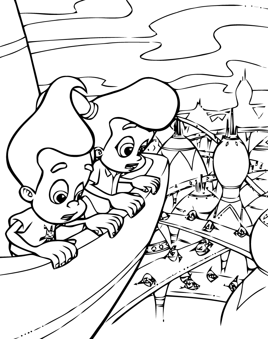 Free printable Jimmy Neutron coloring page #48980 from Cartoons and Animated Shows collection