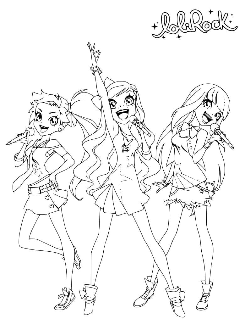 Coloring page: LoliRock (Cartoons and Animated Shows) #177389 - Free Printable Coloring Pages