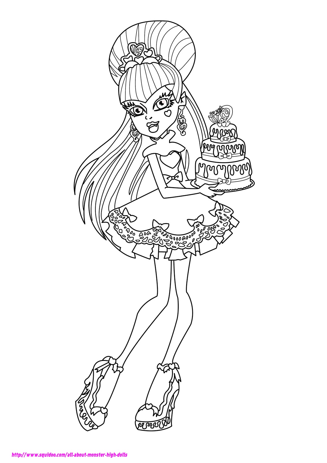 Coloring page: Monster High (Cartoons and Animated Shows) #24838 - Free Printable Coloring Pages