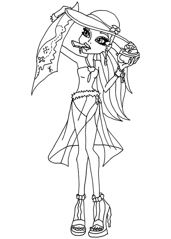 Free printable Monster High coloring page #24848 from Cartoons and Animated Shows collection Free printable Monster High coloring page #24848 from Cartoons and Animated Shows collection