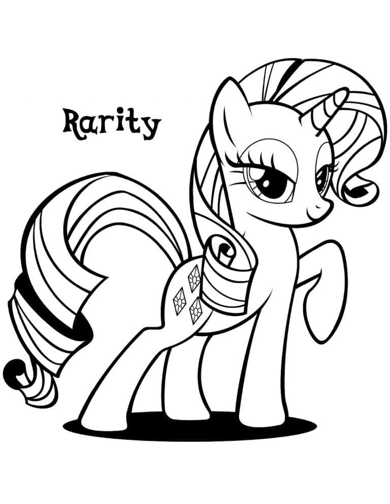 Free printable My Little Pony coloring page #183298 from Cartoons and Animated Shows collection