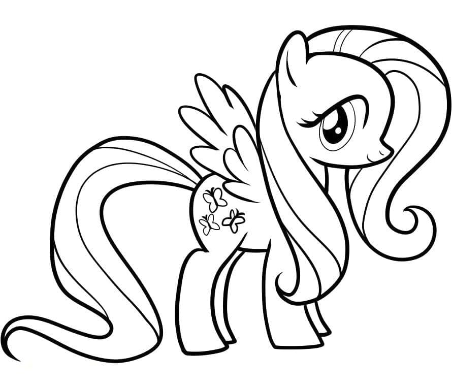 Free printable My Little Pony coloring page #183299 from Cartoons and Animated Shows collection
