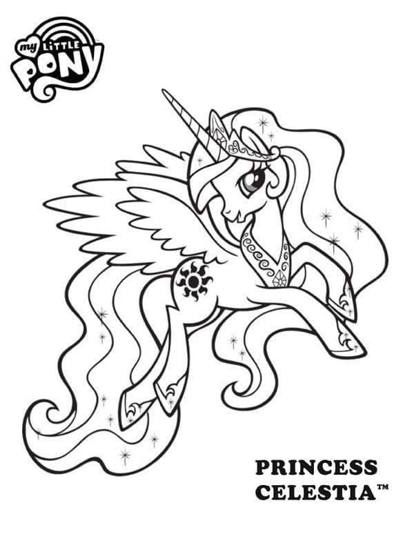Free printable My Little Pony coloring page #183320 from Cartoons and Animated Shows collection