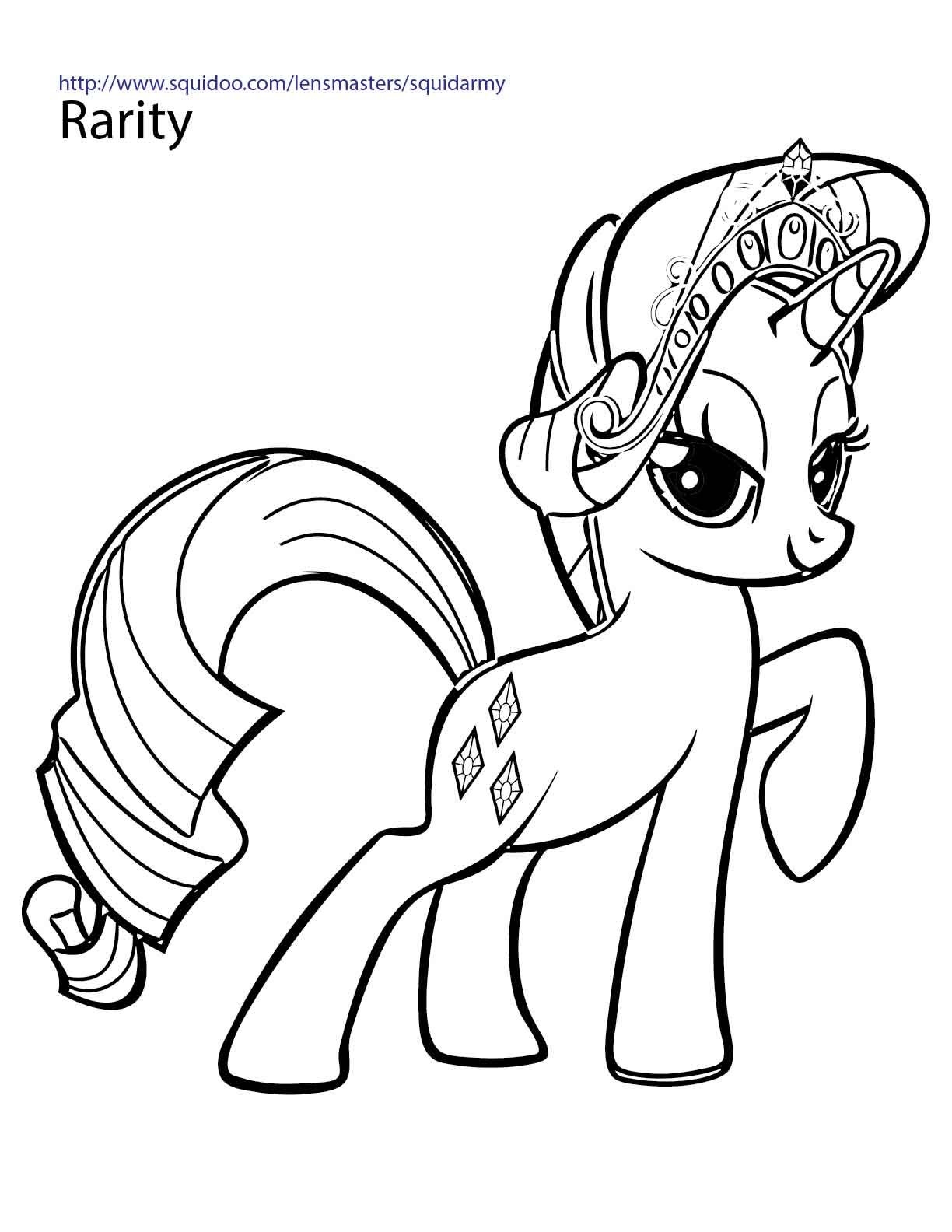 Free printable My Little Pony coloring page #41869 from Cartoons and Animated Shows collection
