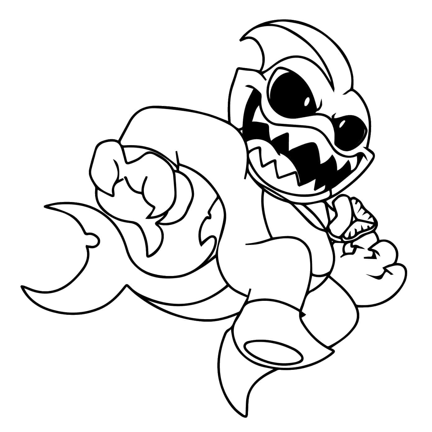 Coloring page: Nightmare Critters (Cartoons and Animated Shows) #218817 - Free Printable Coloring Pages