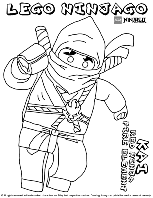 Free printable Ninjago coloring page #24107 from Cartoons and Animated Shows collection