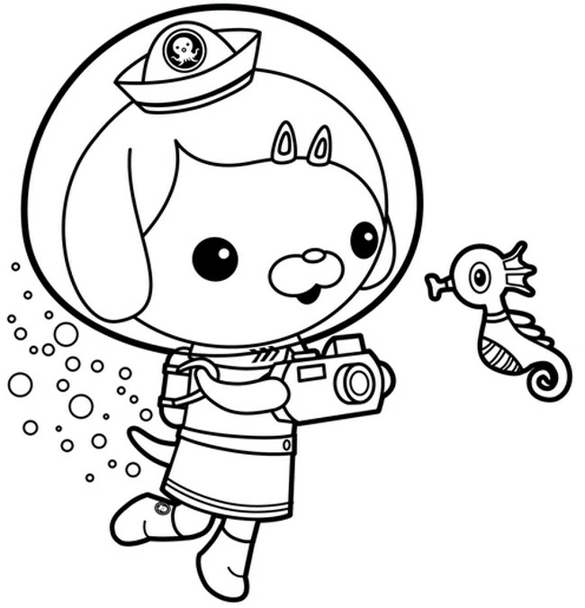 Free printable Octonauts coloring page #40560 from Cartoons and Animated Shows collection
