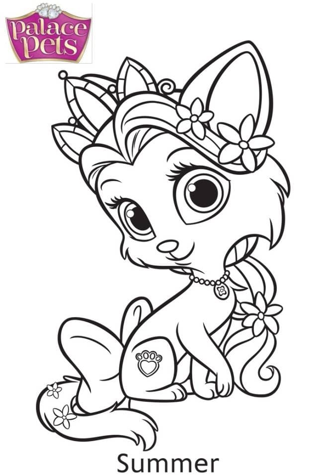 Free printable Palace Pets coloring page #196346 from Cartoons and Animated Shows collection