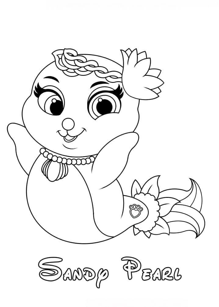Free printable Palace Pets coloring page #196384 from Cartoons and Animated Shows collection