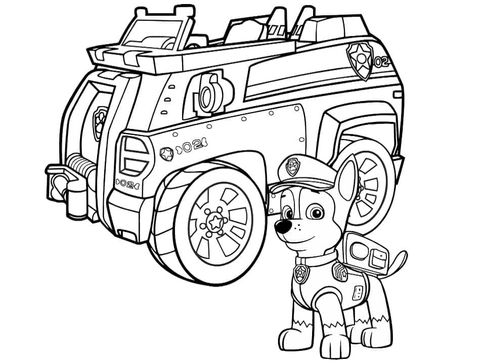 Free printable Paw Patrol coloring page #178137 from Cartoons and Animated Shows collection