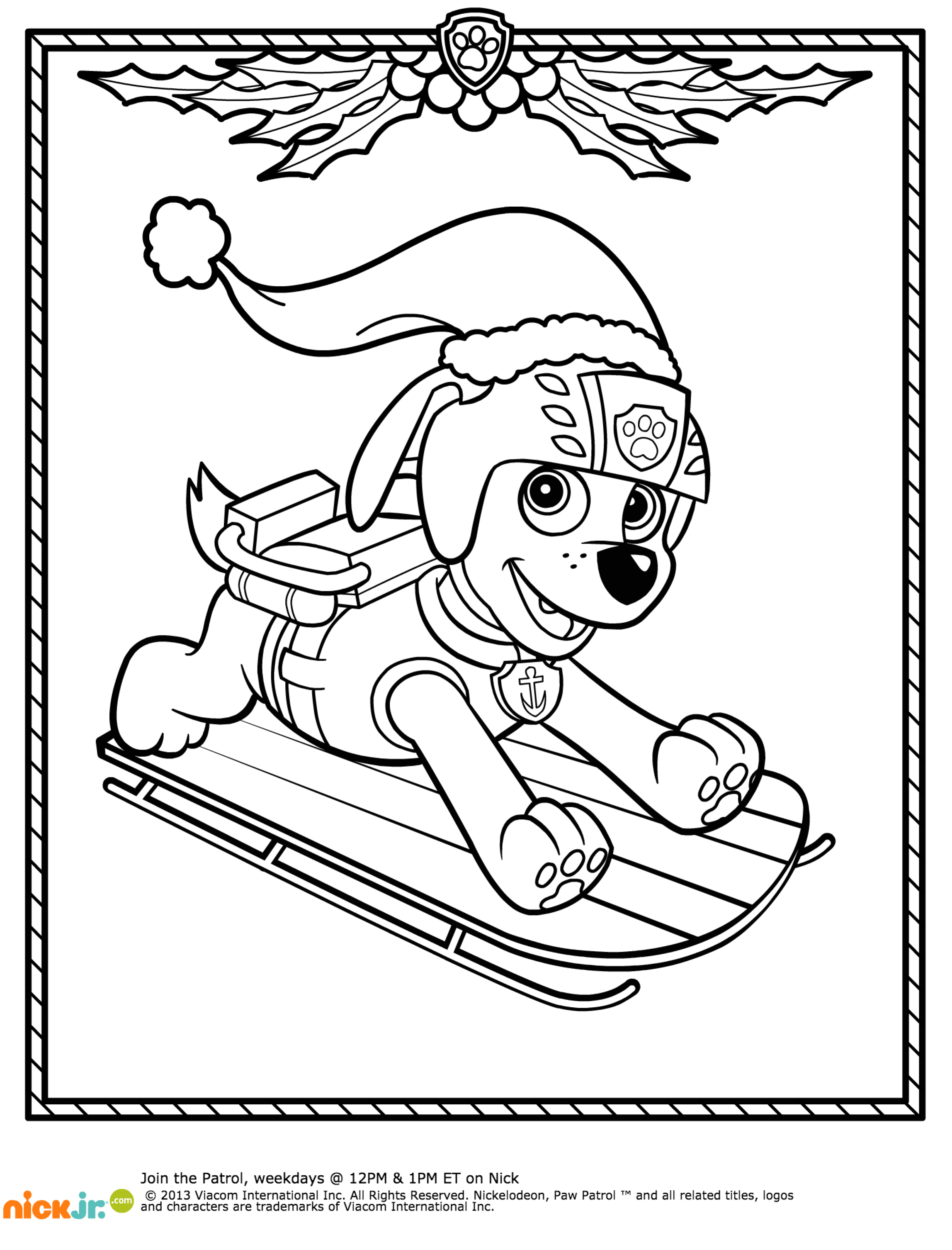 Coloring page: Paw Patrol (Cartoons and Animated Shows) #44317 - Free Printable Coloring Pages