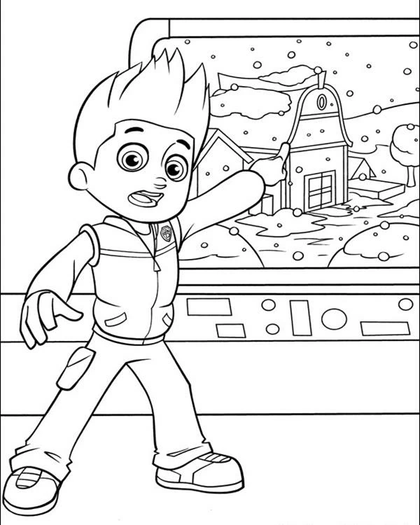 Free printable Paw Patrol coloring page #44334 from Cartoons and Animated Shows collection