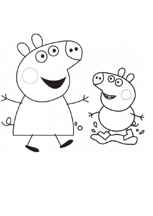 Free printable Peppa Pig coloring page #44008 from Cartoons and Animated Shows collection Free printable Peppa Pig coloring page #44008 from Cartoons and Animated Shows collection