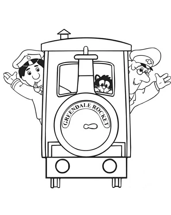 Free printable Postman Pat coloring page #49481 from Cartoons and Animated Shows collection