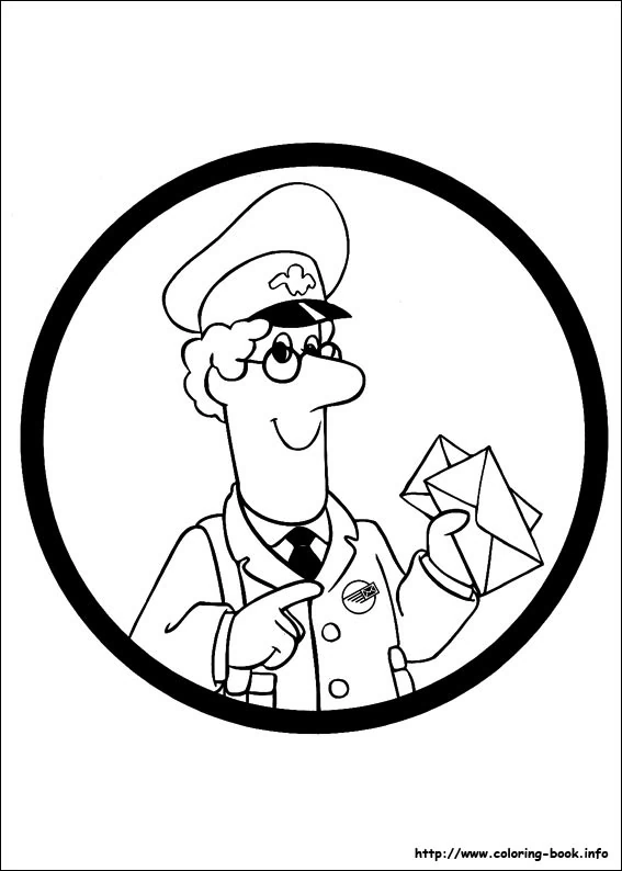 Free printable Postman Pat coloring page #49493 from Cartoons and Animated Shows collection