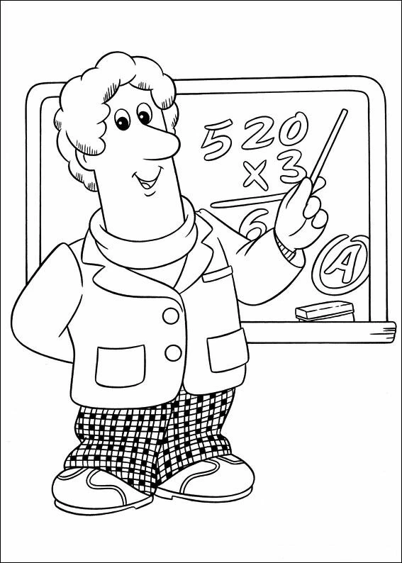 Free printable Postman Pat coloring page #49515 from Cartoons and Animated Shows collection