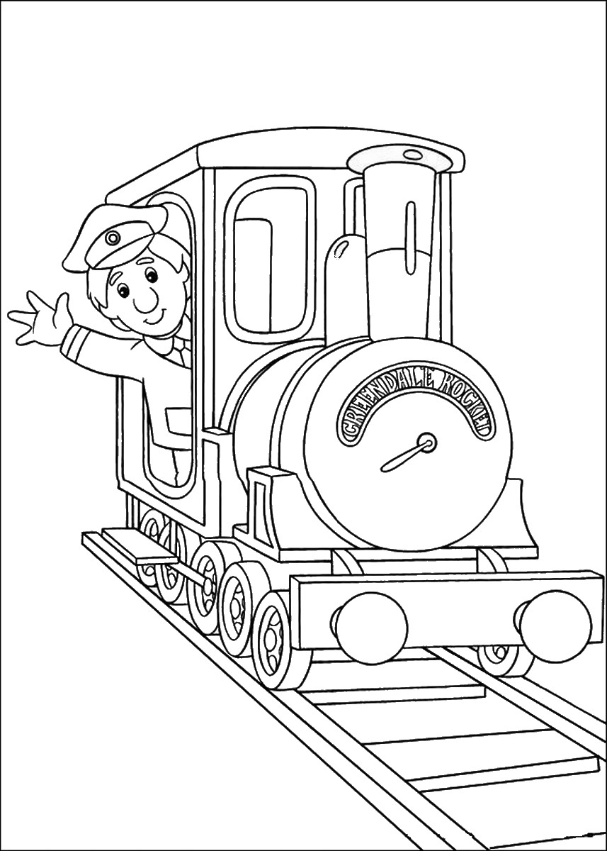 Free printable Postman Pat coloring page #49595 from Cartoons and Animated Shows collection