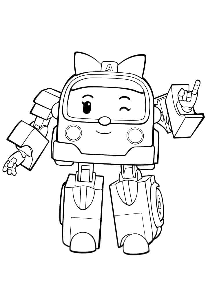 Free printable Robocar Poli coloring page #185687 from Cartoons and Animated Shows collection Free printable Robocar Poli coloring page #185687 from Cartoons and Animated Shows collection