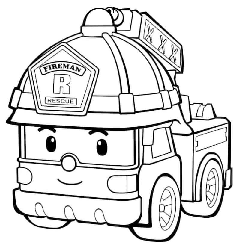 Free printable Robocar Poli coloring page #185724 from Cartoons and Animated Shows collection