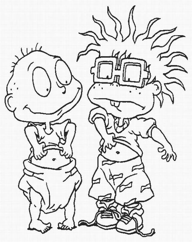 Coloring page: Rugrats (Cartoons and Animated Shows) #52799 - Free Printable Coloring Pages