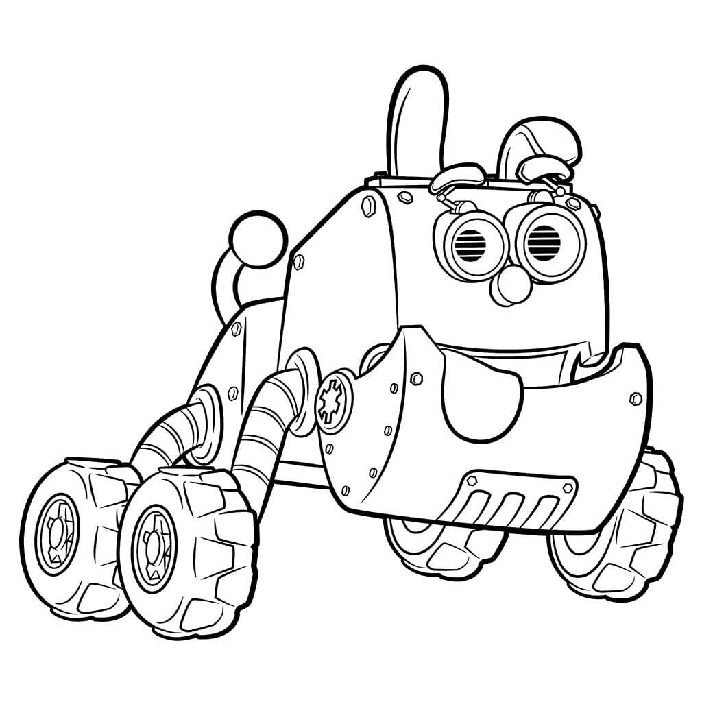 Free printable Rusty Rivets coloring page #195759 from Cartoons and Animated Shows collection