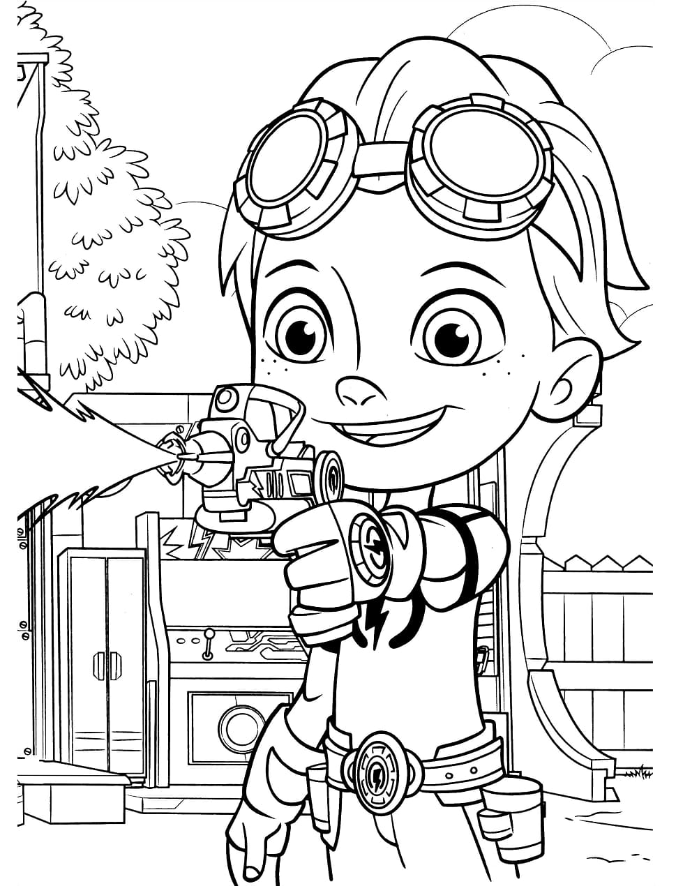 Free printable Rusty Rivets coloring page #195762 from Cartoons and Animated Shows collection