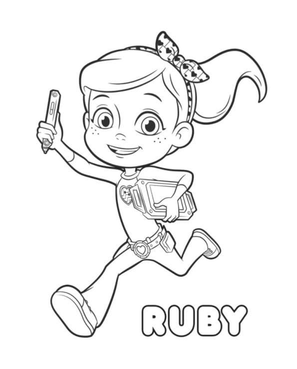 Free printable Rusty Rivets coloring page #195768 from Cartoons and Animated Shows collection