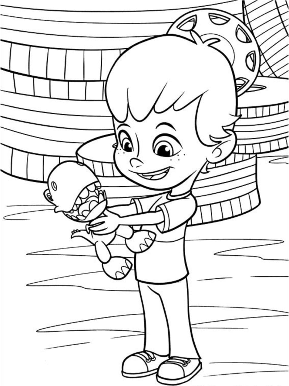 Free printable Rusty Rivets coloring page #195776 from Cartoons and Animated Shows collection