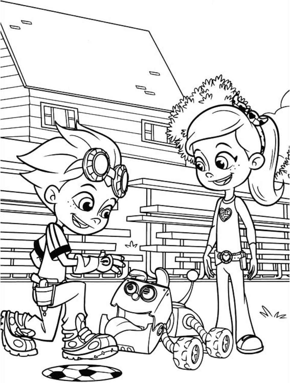 Free printable Rusty Rivets coloring page #195782 from Cartoons and Animated Shows collection