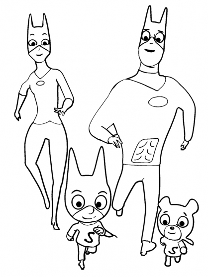 Coloring page: SamSam (Cartoons and Animated Shows) #39596 - Free Printable Coloring Pages
