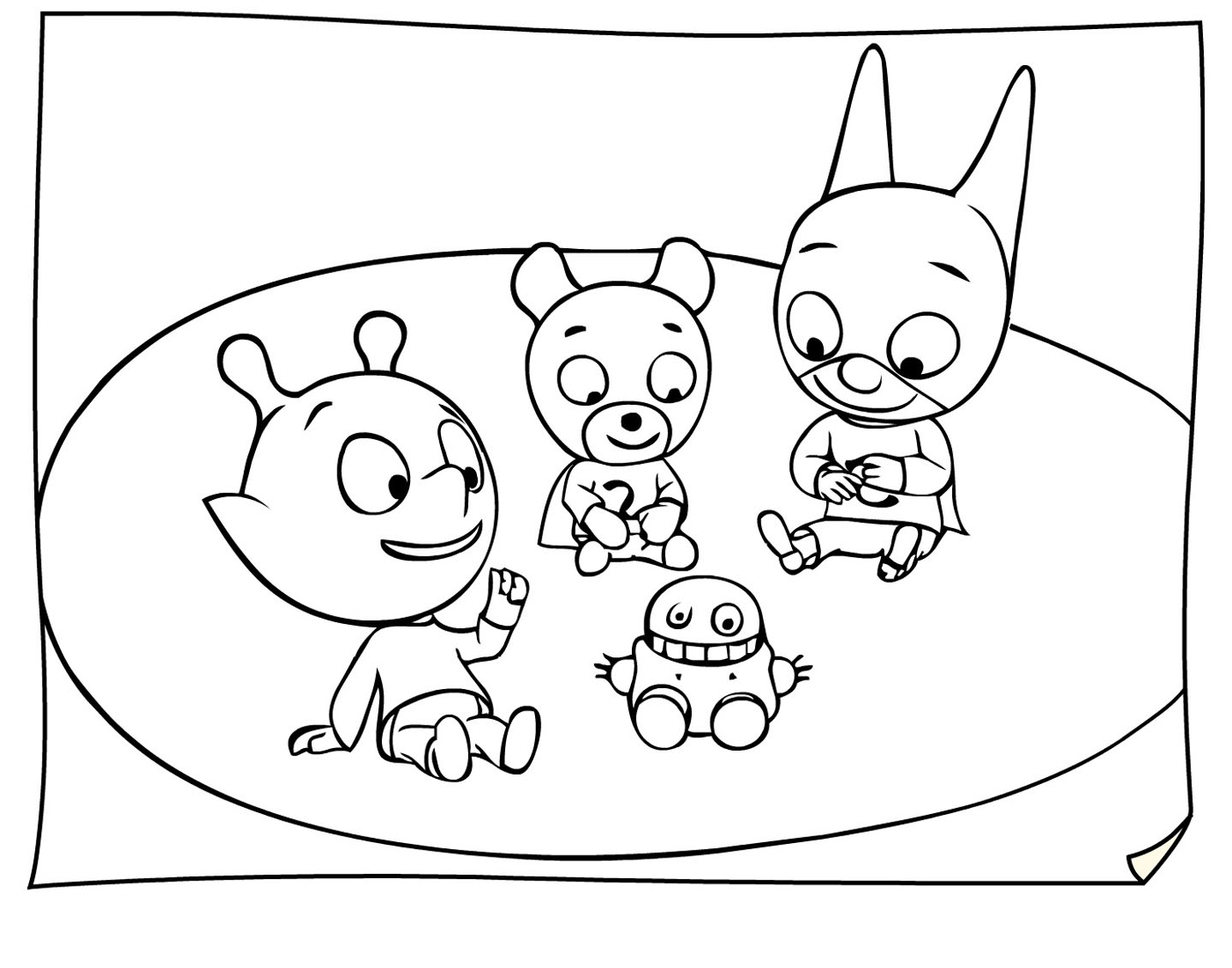 Coloring page: SamSam (Cartoons and Animated Shows) #39623 - Free Printable Coloring Pages