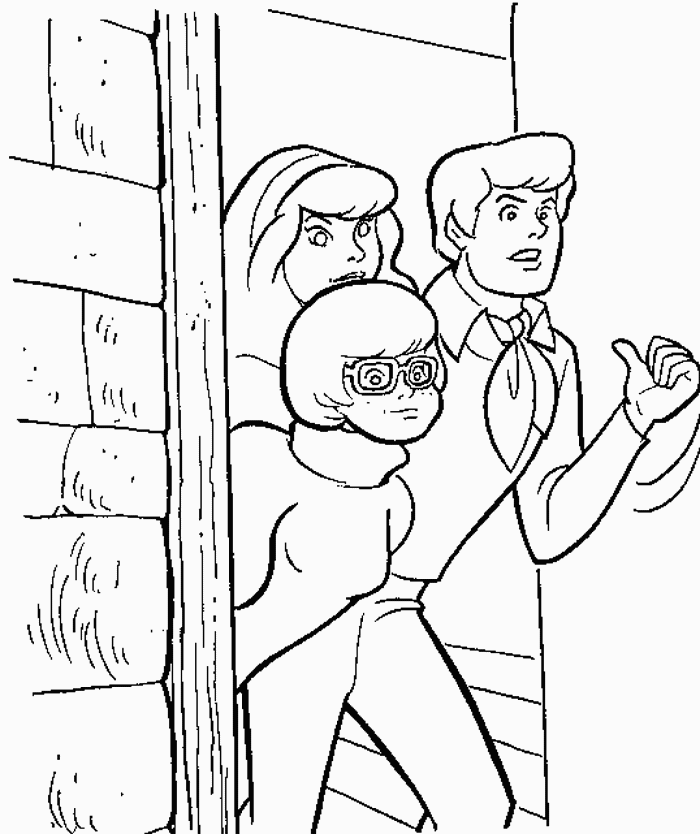 Free printable Scooby doo coloring page #31396 from Cartoons and Animated Shows collection