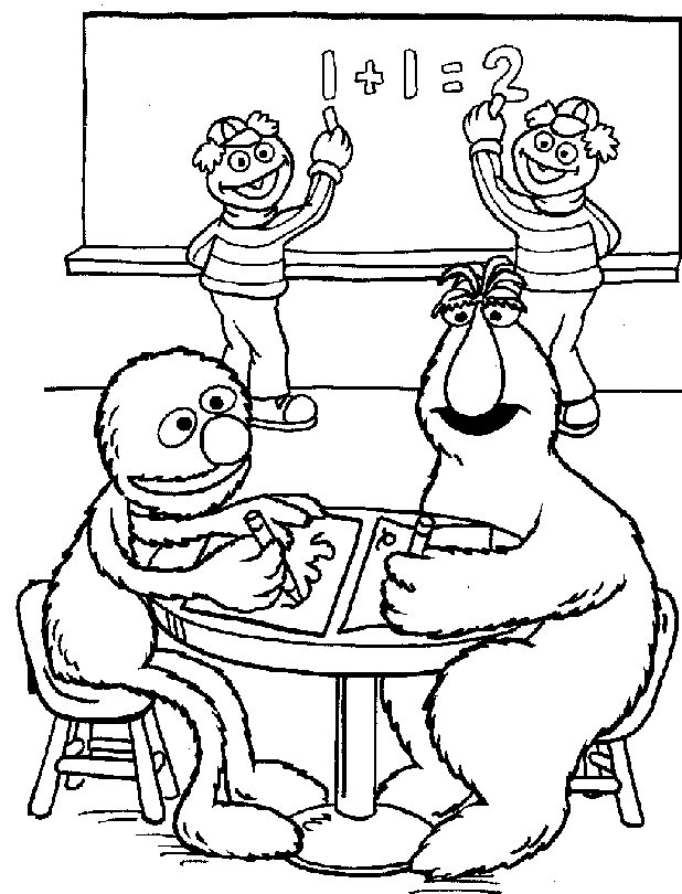 Free printable Sesame Street coloring page #32163 from Cartoons and Animated Shows collection