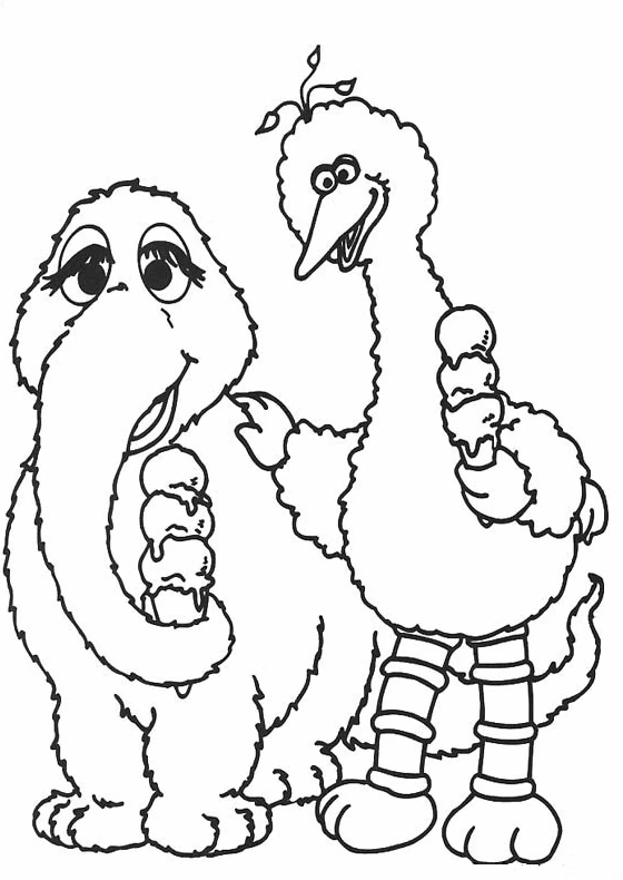 Coloring page: Sesame Street (Cartoons and Animated Shows) #32297 - Free Printable Coloring Pages
