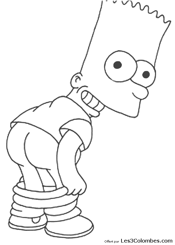 Free printable Simpsons coloring page #23795 from Cartoons and Animated Shows collection