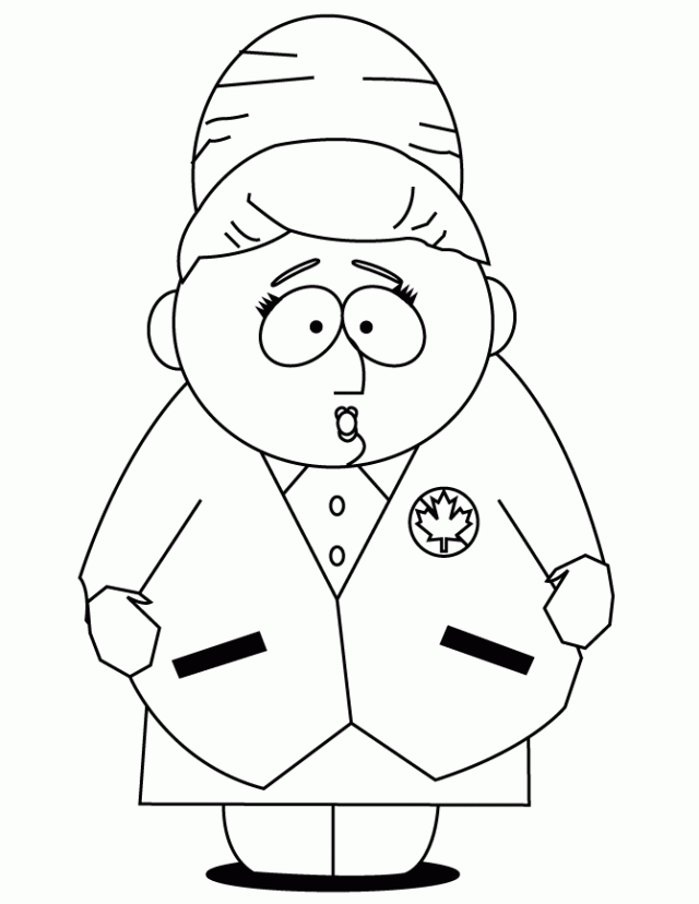 Coloring page: South Park (Cartoons and Animated Shows) #31145 - Free Printable Coloring Pages